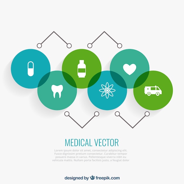 Free Vector medical background