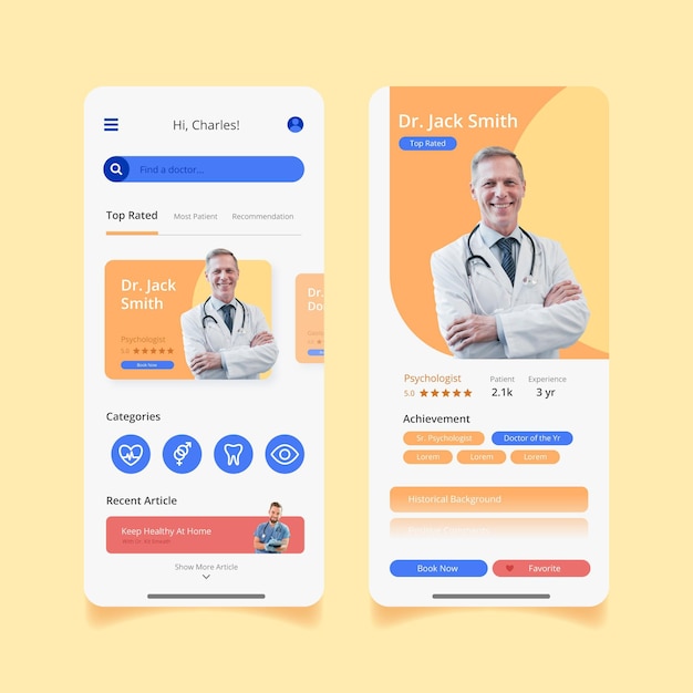 Medical booking app