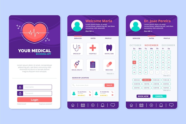 Medical booking app