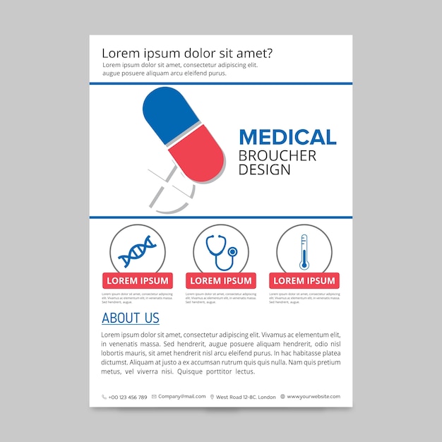 Medical brochure design