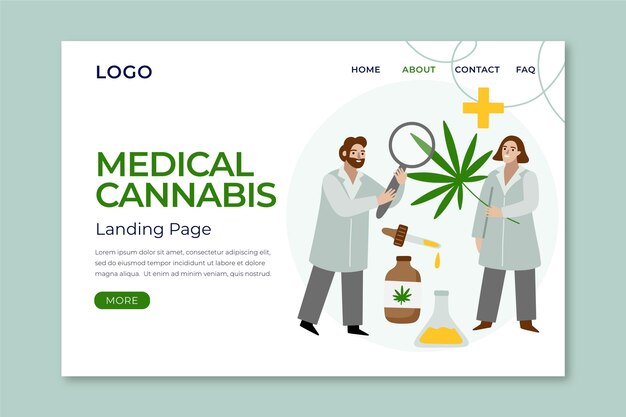 Medical cannabis - landing page