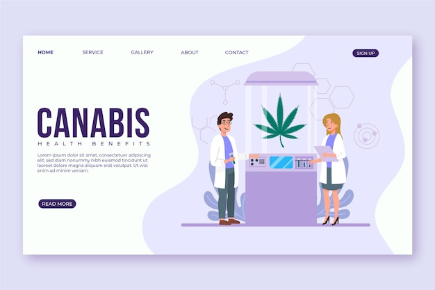 Medical cannabis - landing page