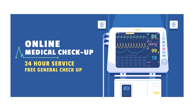 Free Vector medical center template design