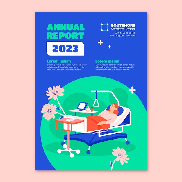 Medical center template design