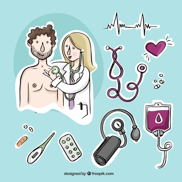 Medical Examination Illustration