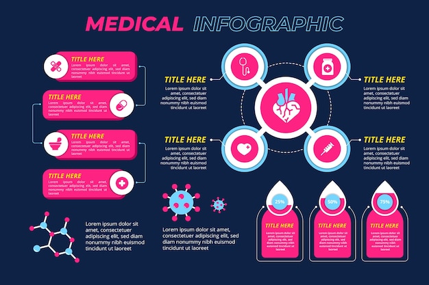 Medical infographic concept