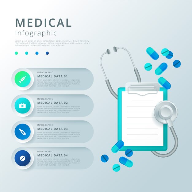 Medical infographic concept