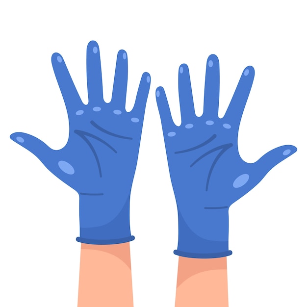 Medical protective gloves design