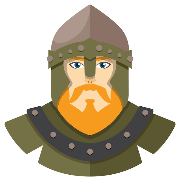 Free Vector medieval knight vector illustration