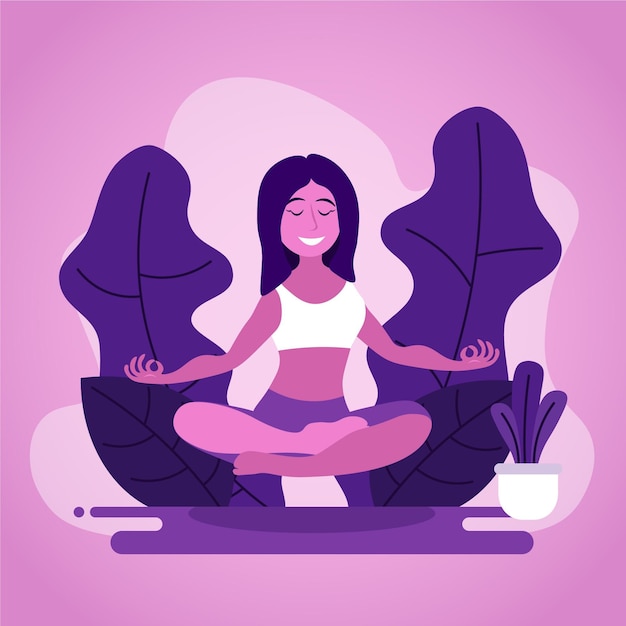 Meditation concept