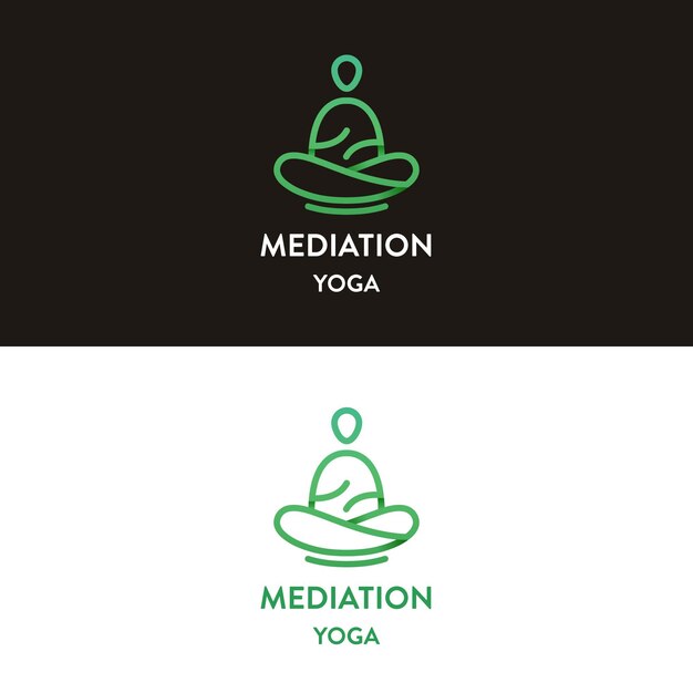 Meditation Yoga Logo design