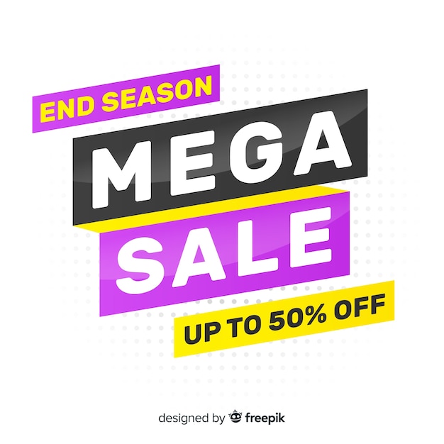 Mega sale banner