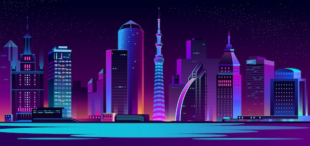 Free Vector megapolis background