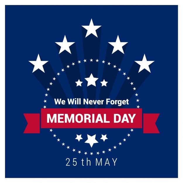 Memorial day vintage background