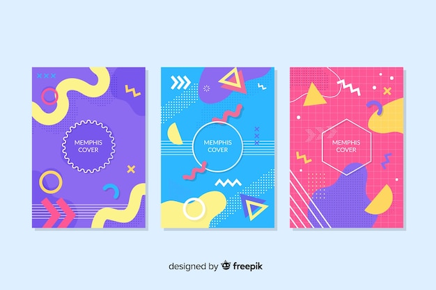 Memphis design cover collection