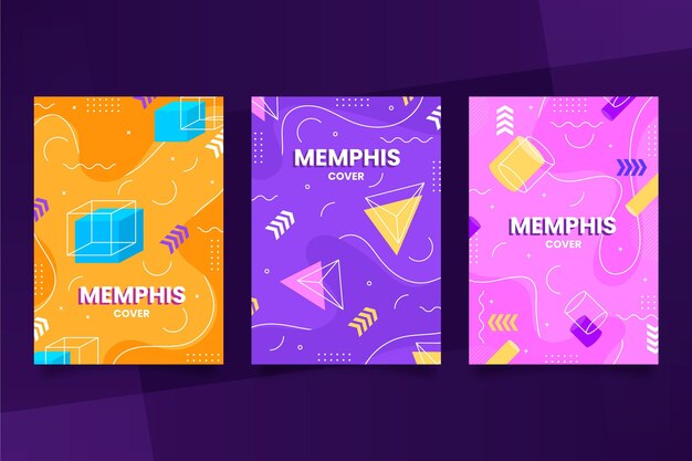 Memphis design cover collection