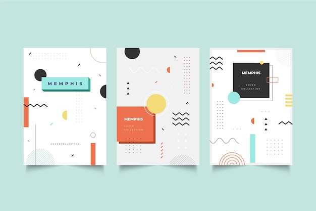 Memphis design cover collection