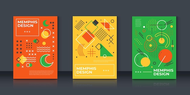 Memphis design cover collection