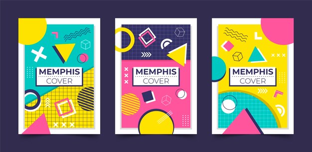 Memphis design cover collection