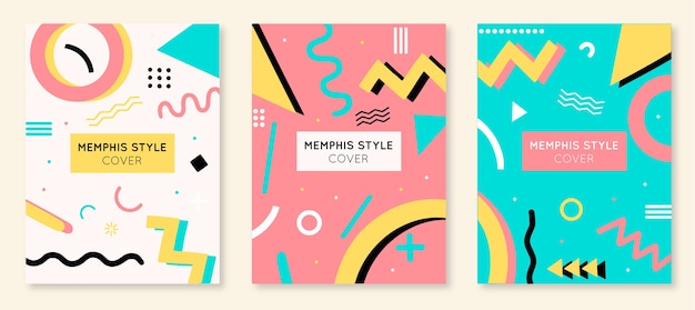 Memphis design cover collection