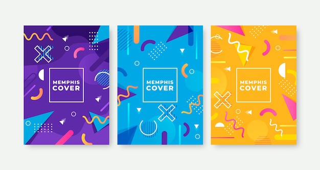 Memphis design cover collection