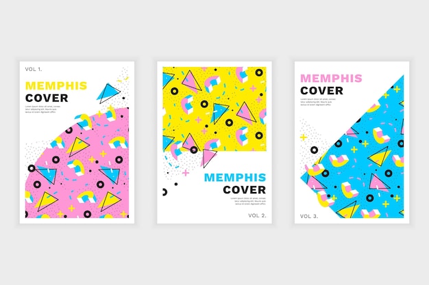 Memphis design cover collection