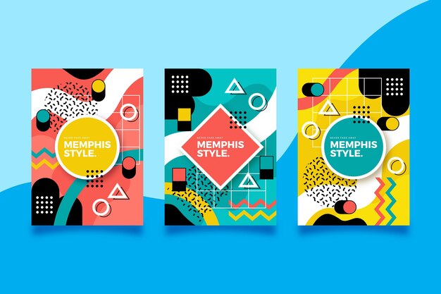 Memphis design cover collection