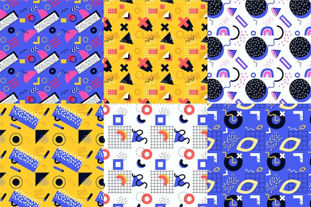 Memphis pattern collection