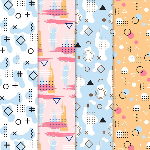 Memphis pattern collection