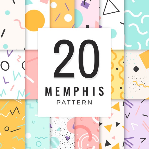 Memphis pattern collection