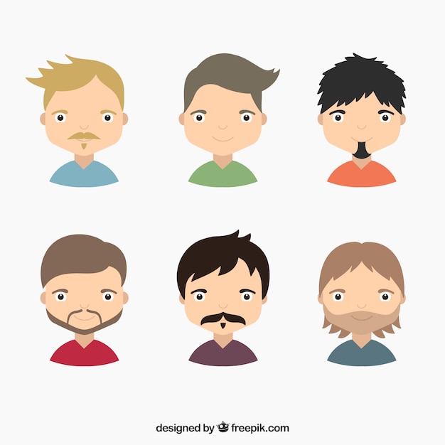 Free vector men illustration