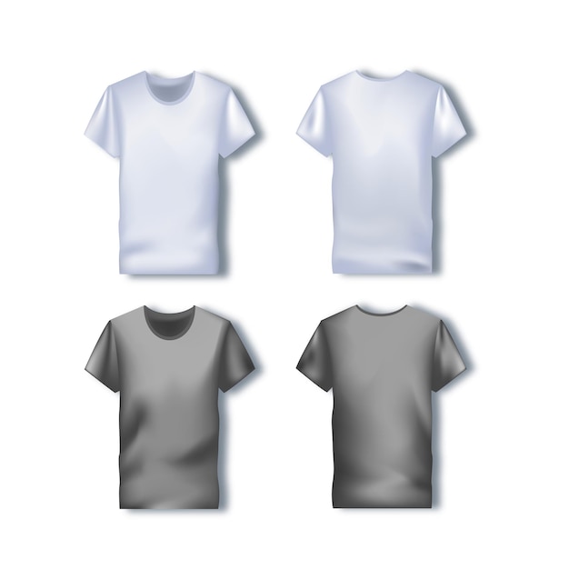 Free Vector men's tshirt design template