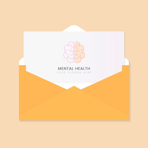 Mental health advertisement brochure