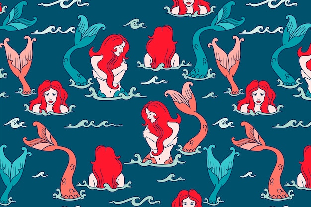 Mermaid pattern