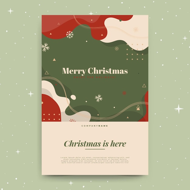 Merry christmas blog post template