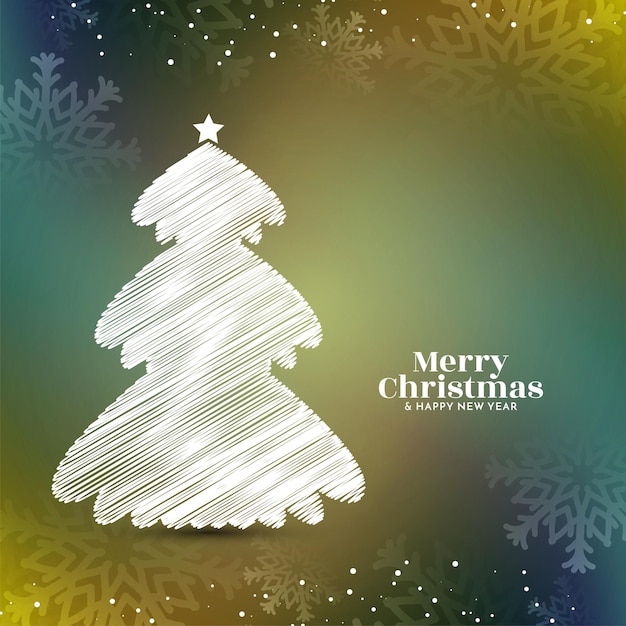 Free Vector merry christmas cultural festival modern background design vector