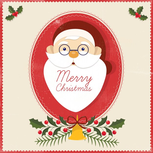 Merry christmas greeting card 