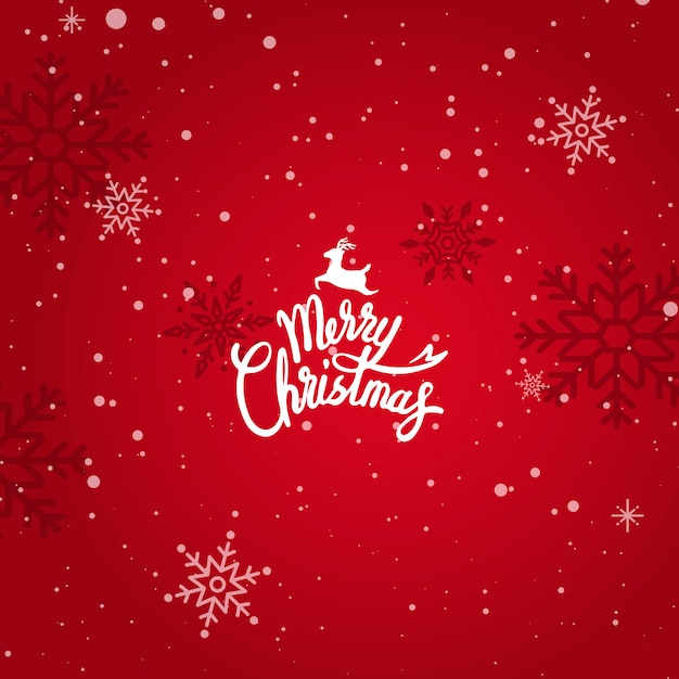 Merry Christmas holiday design background vector