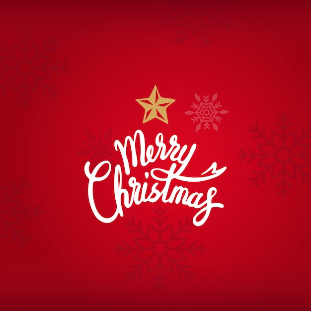 Merry Christmas holiday design background vector