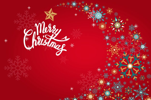 Merry Christmas holiday design background vector