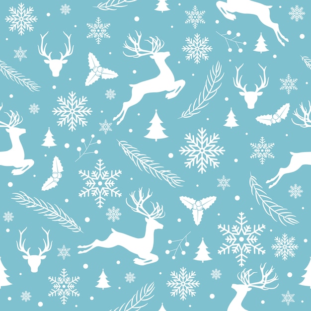 Merry Christmas pattern seamless