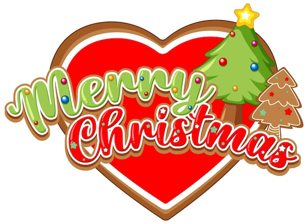 Merry Christmas sign icon cartoon