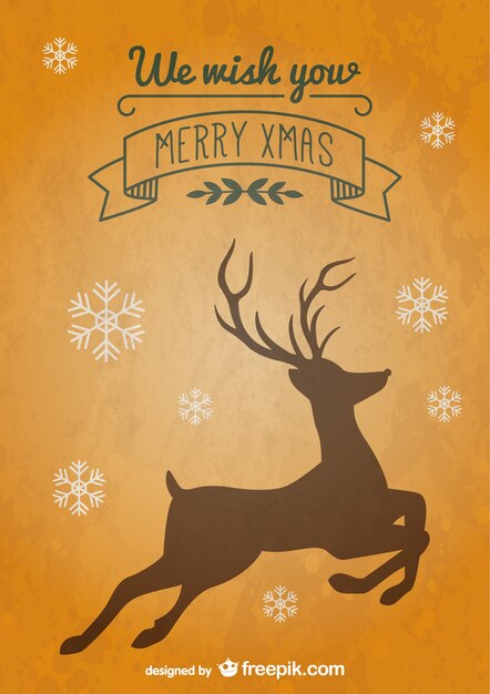 Merry Xmas greeting card