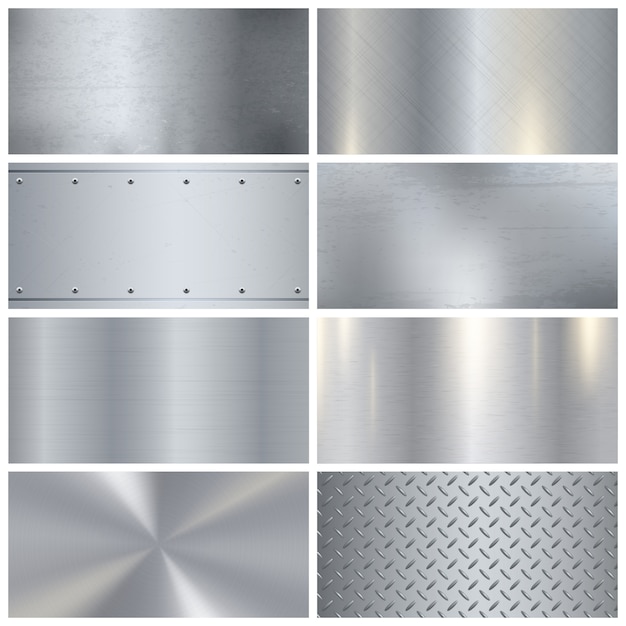 Metal Texture Realistic 3D Samples Collection 