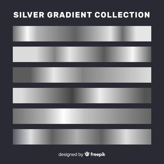 Metallic gradient stripes collection