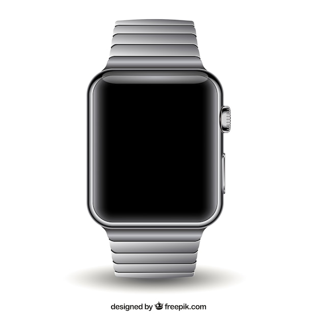 Free Vector metallic modern watch