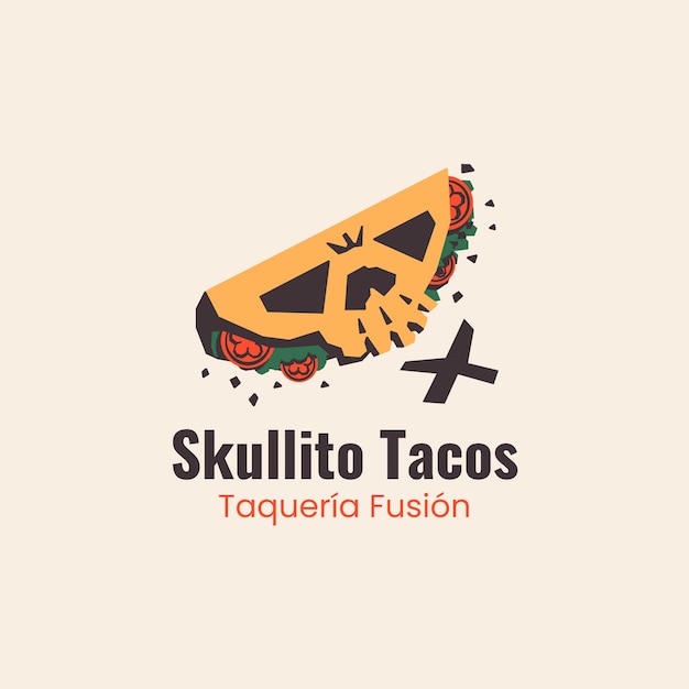 Free vector mexican bar logo design