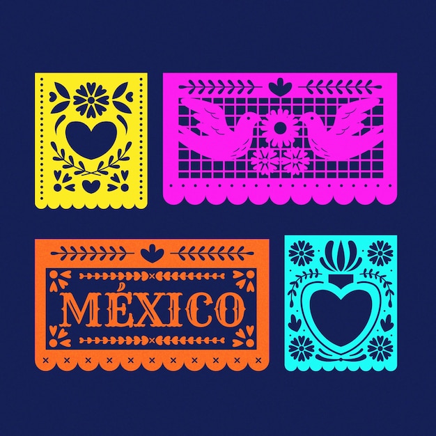 Mexican bunting collection