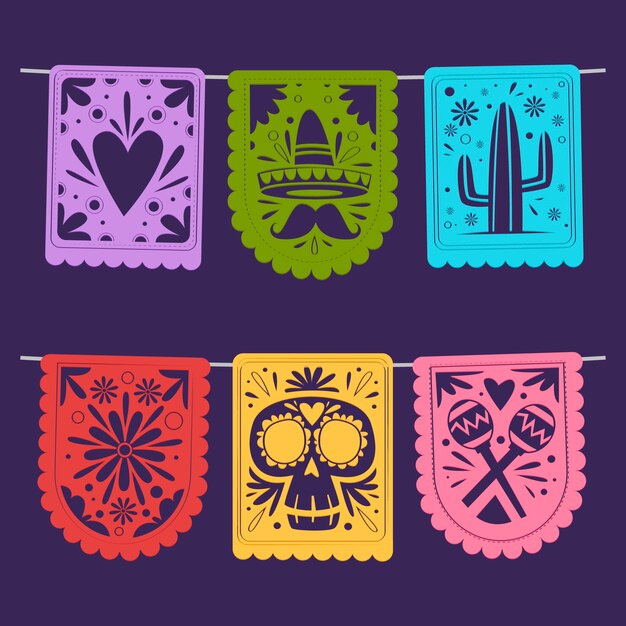 Mexican bunting collection