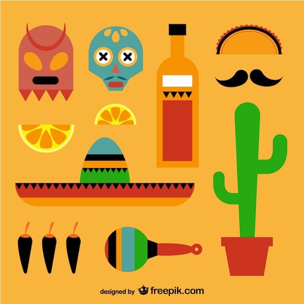 Mexican elements pack